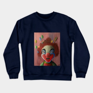 Funky Looking Clown Crewneck Sweatshirt